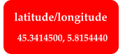 45.3414500, 5.8154440 latitude/longitude