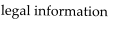 legal information